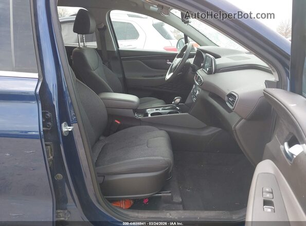 5NMS33AD1LH233232 2020 HYUNDAI SANTA FE Blue Widok wnętrza z przodu