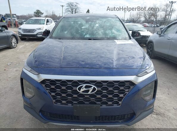 5NMS33AD1LH233232 2020 HYUNDAI SANTA FE Blue Widok zestawu wskaźników