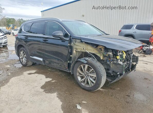 5NMS33AD4LH166626 2020 HYUNDAI SANTA Черный Передняя правая четверть