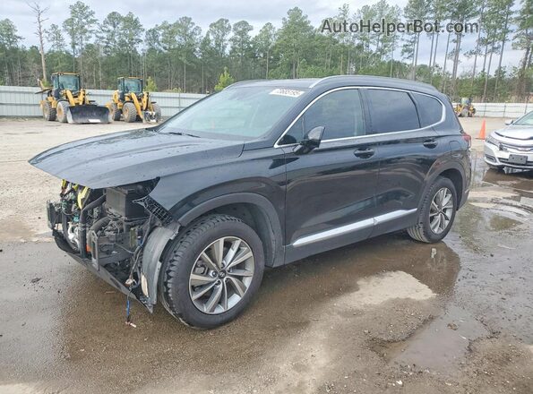 5NMS33AD4LH166626 2020 HYUNDAI SANTA Черный Передняя левая четверть