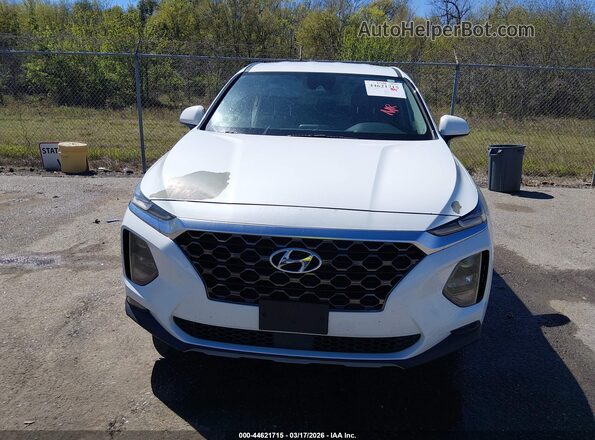 5NMS33AD5LH235744 2020 HYUNDAI SANTA FE White უკანა სალონის ხედი