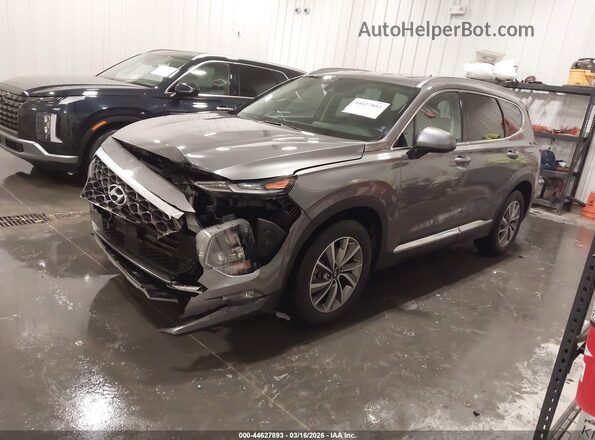 5NMS33AD7LH137878 2020 HYUNDAI SANTA FE Серый Передняя левая четверть