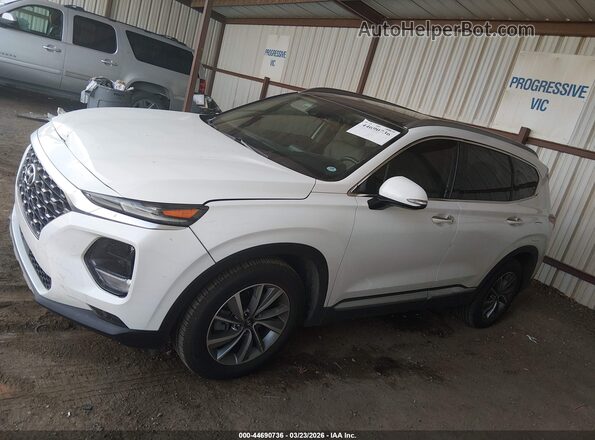 5NMS33AD8LH137324 2020 HYUNDAI SANTA FE Белый Вид задней части салона