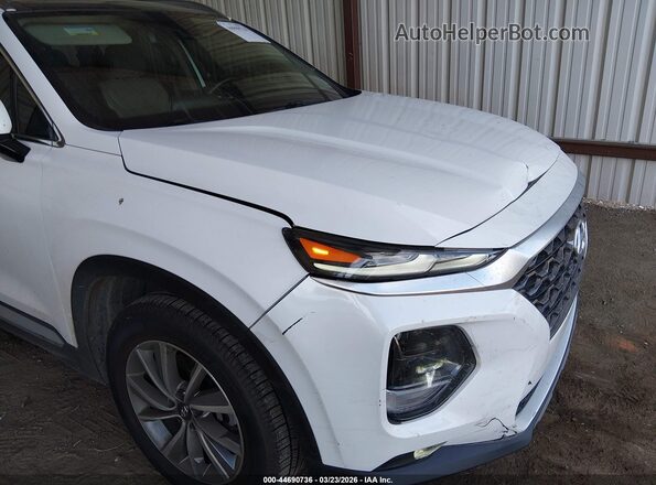 5NMS33AD8LH137324 2020 HYUNDAI SANTA FE Белый Вид спереди