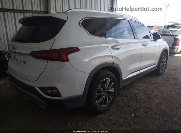5NMS33AD8LH137324 2020 HYUNDAI SANTA FE Белый Задняя правая четверть