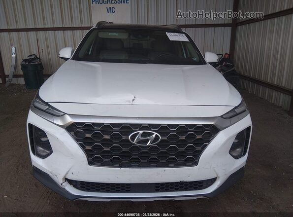 5NMS33AD8LH137324 2020 HYUNDAI SANTA FE Белый Вид панели приборов