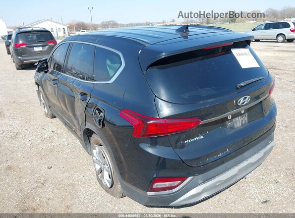 5NMS33AD9KH012976 2019 HYUNDAI SANTA FE Черный Задняя левая четверть