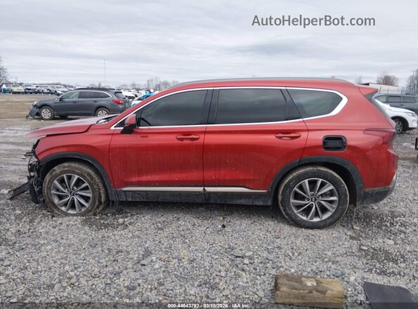 5NMS33ADXKH070434 2019 HYUNDAI SANTA FE Красный Панорамный вид салона 360°