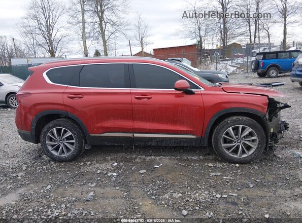 5NMS33ADXKH070434 2019 HYUNDAI SANTA FE Красный Вид задней части салона