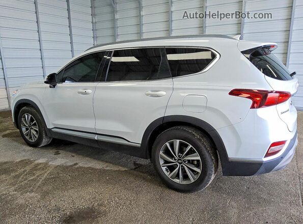 5NMS33ADXKH081689 2019 HYUNDAI SANTA Белый Задняя левая четверть