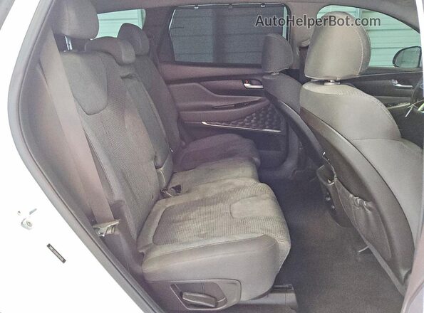 5NMS33ADXKH081689 2019 HYUNDAI SANTA Белый Вид задних сидений
