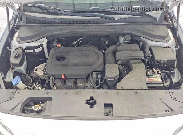 5NMS33ADXKH081689 2019 HYUNDAI SANTA Белый Вид задней части салона