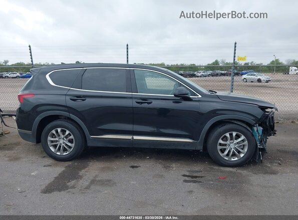 5NMS33ADXKH127473 2019 HYUNDAI SANTA FE Black Widok wnętrza 360 stopni