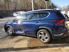 2022 Hyundai Santa Fe Sel Синий vin: 5NMS34AJXNH432682