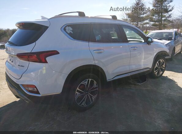 5NMS3CAA1LH290052 2020 HYUNDAI SANTA FE White Tył prawy