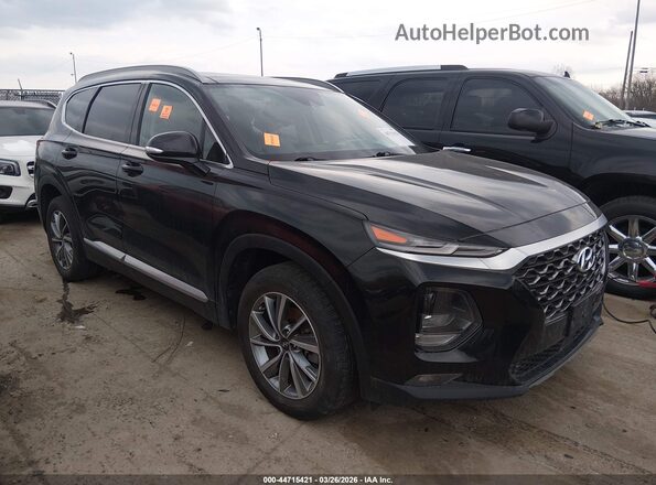5NMS3CAD0LH149077 2020 HYUNDAI SANTA FE Черный Передняя правая четверть