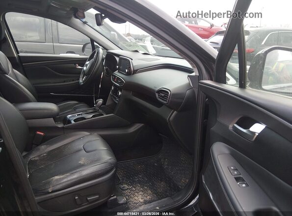 5NMS3CAD0LH149077 2020 HYUNDAI SANTA FE Черный Вид салона спереди