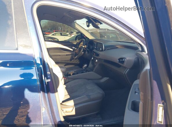 5NMS3CAD0LH271003 2020 HYUNDAI SANTA FE Синий Вид салона спереди