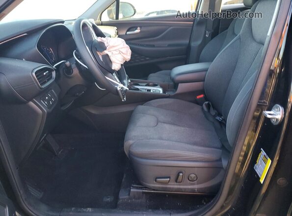 5NMS3CAD1KH002782 2019 HYUNDAI SANTA Черный Вид салона спереди