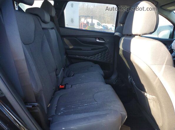 5NMS3CAD1KH002782 2019 HYUNDAI SANTA Черный Вид задней части салона