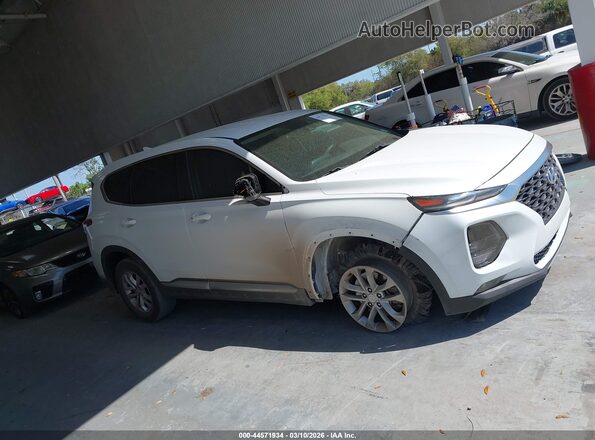 5NMS3CAD2KH005948 2019 HYUNDAI SANTA FE Белый Вид задней части салона