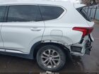 2020 Hyundai Santa Fe Sel White vin: 5NMS3CAD2LH214334