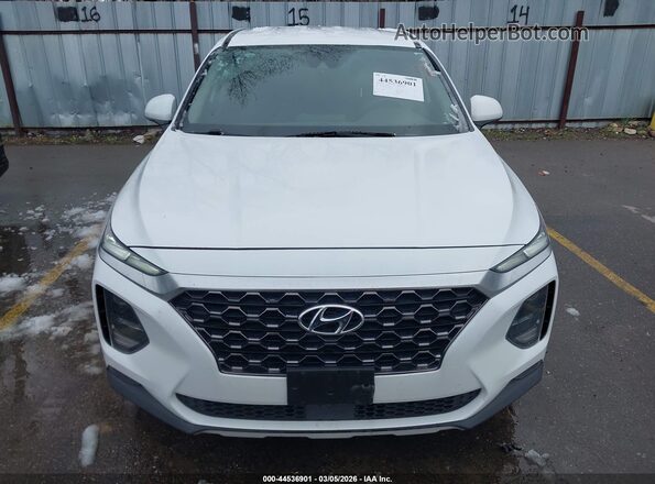 5NMS3CAD2LH214334 2020 HYUNDAI SANTA FE White Widok zestawu wskaźników