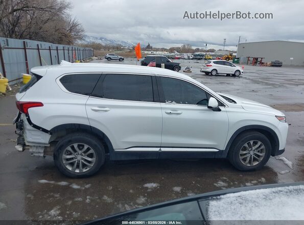 5NMS3CAD2LH214334 2020 HYUNDAI SANTA FE White Widok wnętrza z tyłu