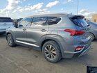 2020 Hyundai Santa Fe Sel Серый vin: 5NMS3CAD3LH143256