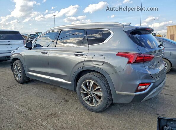 5NMS3CAD3LH143256 2020 HYUNDAI SANTA Серый Задняя левая четверть