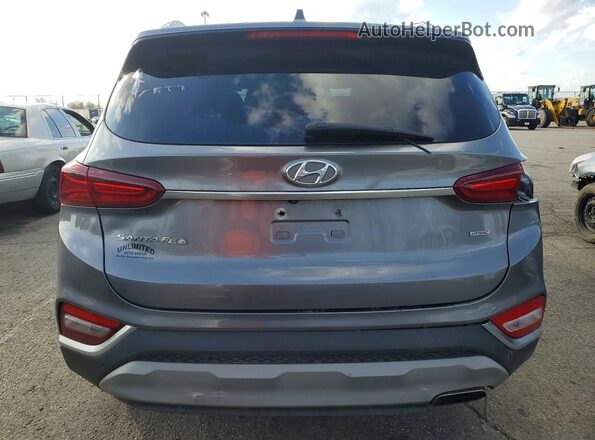 5NMS3CAD3LH143256 2020 HYUNDAI SANTA Серый Вид сзади
