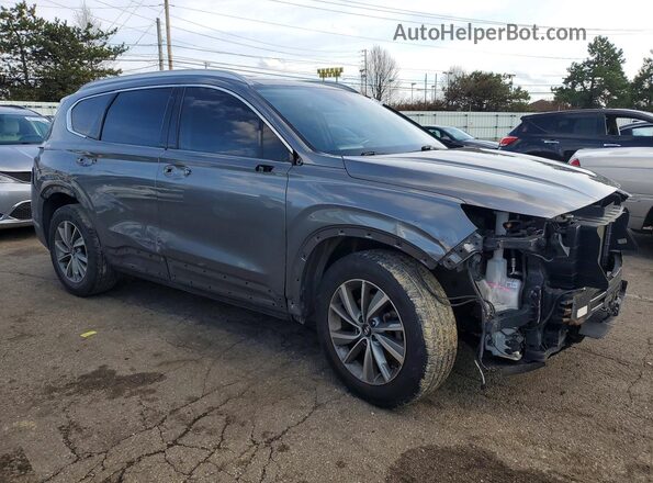 5NMS3CAD3LH143256 2020 HYUNDAI SANTA Серый Передняя правая четверть