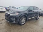 2019 Hyundai Santa Fe Sel 2.4l Black vin: 5NMS3CAD4KH132040
