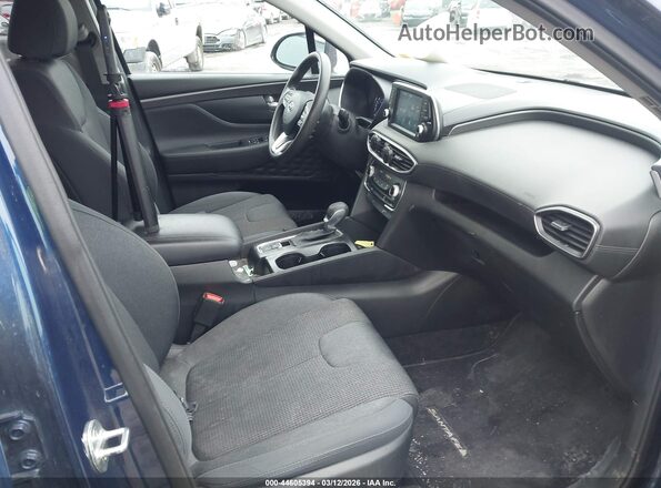 5NMS3CAD4LH154282 2020 HYUNDAI SANTA FE Blue წინა სალონის ხედი