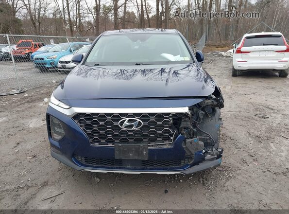 5NMS3CAD4LH154282 2020 HYUNDAI SANTA FE Blue ხელსაწყოთა პანელის ხედი