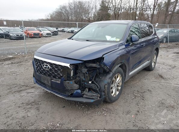 5NMS3CAD4LH154282 2020 HYUNDAI SANTA FE Blue წინა ხედი