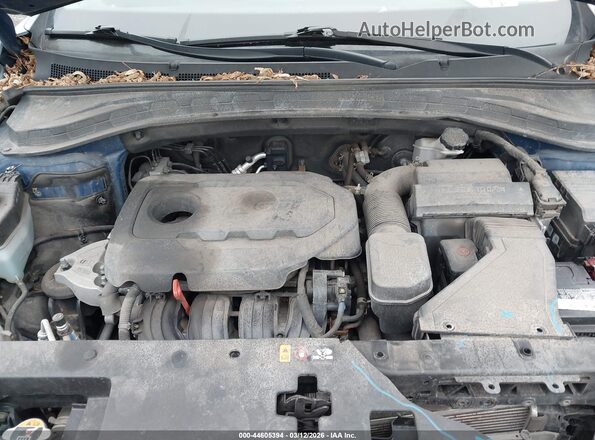5NMS3CAD4LH154282 2020 HYUNDAI SANTA FE Blue უკანა ხედი