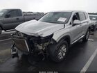 2019 Hyundai Santa Fe Sel Silver vin: 5NMS3CAD5KH003515