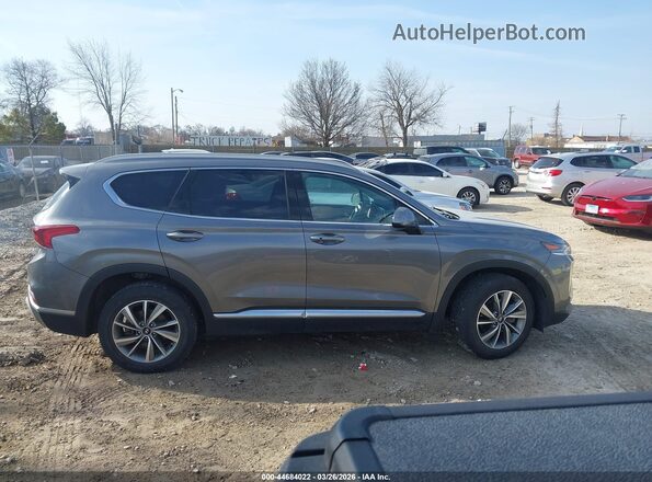 5NMS3CAD6KH002339 2019 HYUNDAI SANTA FE Gray Widok wnętrza z tyłu