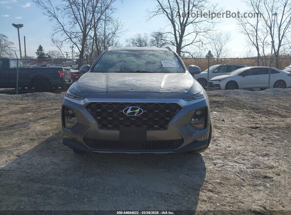 5NMS3CAD6KH002339 2019 HYUNDAI SANTA FE Gray Widok zestawu wskaźników