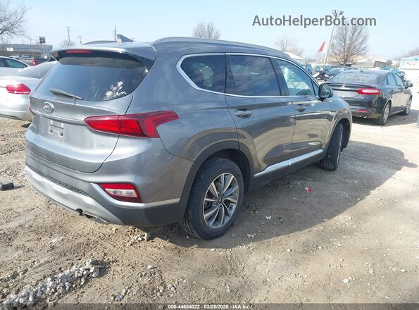 5NMS3CAD6KH002339 2019 HYUNDAI SANTA FE Gray Tył prawy