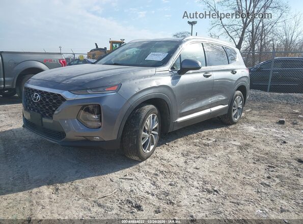 5NMS3CAD6KH002339 2019 HYUNDAI SANTA FE Gray Przód lewy