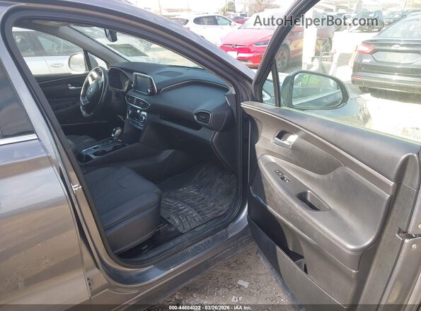 5NMS3CAD6KH002339 2019 HYUNDAI SANTA FE Gray Widok wnętrza z przodu