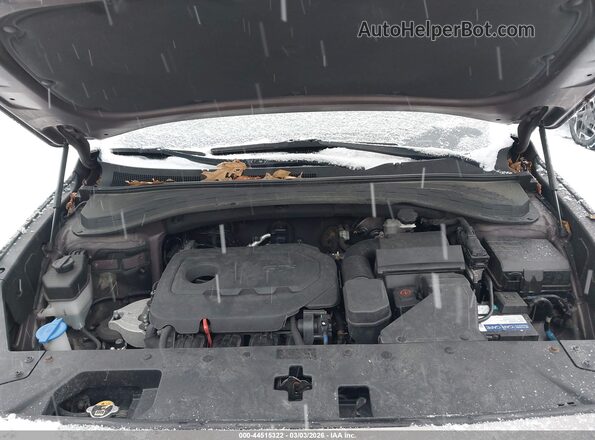 5NMS3CAD6KH036720 2019 HYUNDAI SANTA FE Коричневый Вид сзади