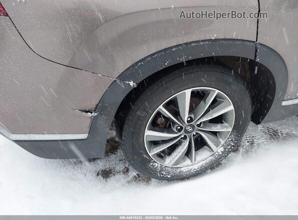 5NMS3CAD6KH036720 2019 HYUNDAI SANTA FE Коричневый Вид спереди