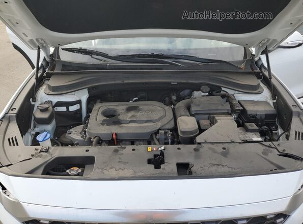 5NMS3CAD6LH188904 2020 HYUNDAI SANTA Белый Вид подкапотного пространства