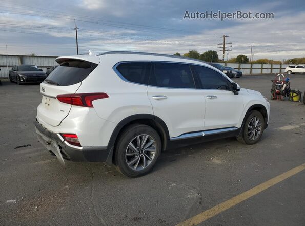 5NMS3CAD6LH188904 2020 HYUNDAI SANTA Белый Задняя правая четверть