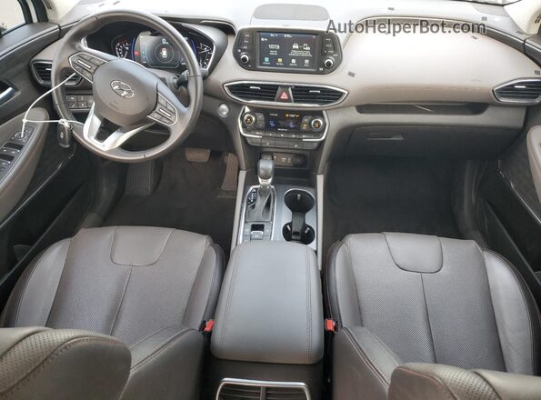 5NMS3CAD6LH188904 2020 HYUNDAI SANTA Белый Вид панели приборов