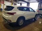 2019 Hyundai Santa Fe Sel 2.4l Белый vin: 5NMS3CAD9KH055391