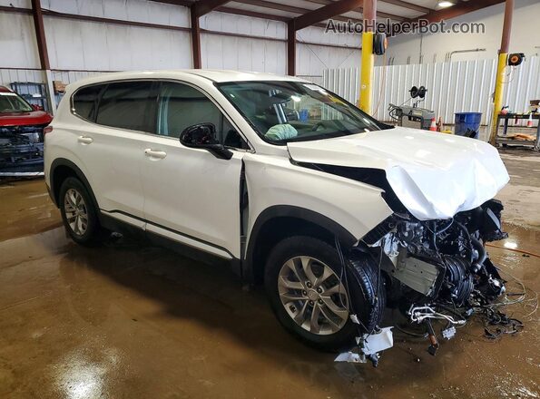 5NMS3CAD9KH055391 2019 HYUNDAI SANTA Белый Передняя правая четверть